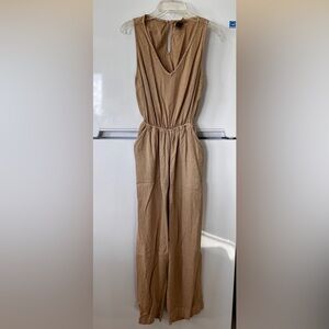 Universal Thread Light Brown Sleeveless Jumpsuit
